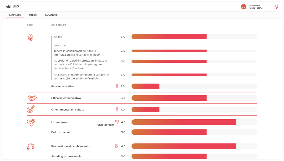 Screenshot del configuratore